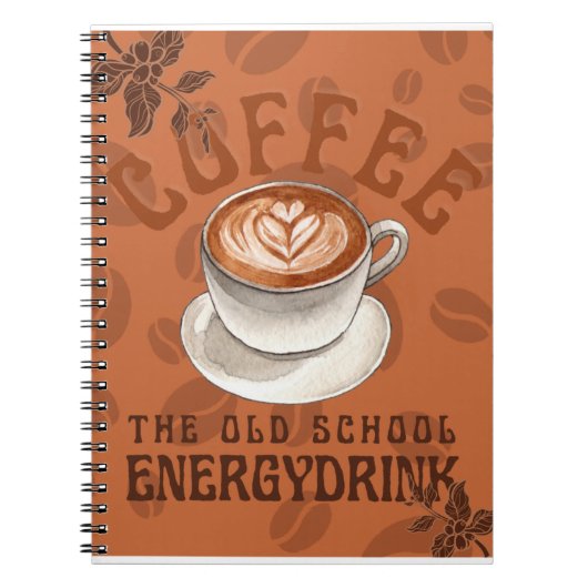 Carnet Café | La boisson énergétique de l'ancienne école (Devant)