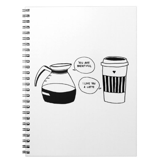 Carnet Café Latte Valentine's Love (Devant)