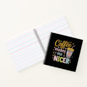 Carnet Café Lover Café Leopard Café Me Fait (Intérieur)