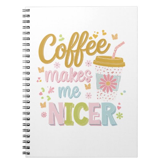 Carnet Café Lover Café Leopard Café Me Fait (Devant)