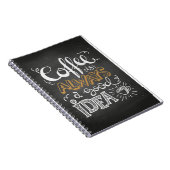 Carnet Café Lover Pour Une Bonne Idée (Côté Droit)