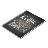 Carnet Café Lover Pour Une Bonne Idée (Côté gauche)
