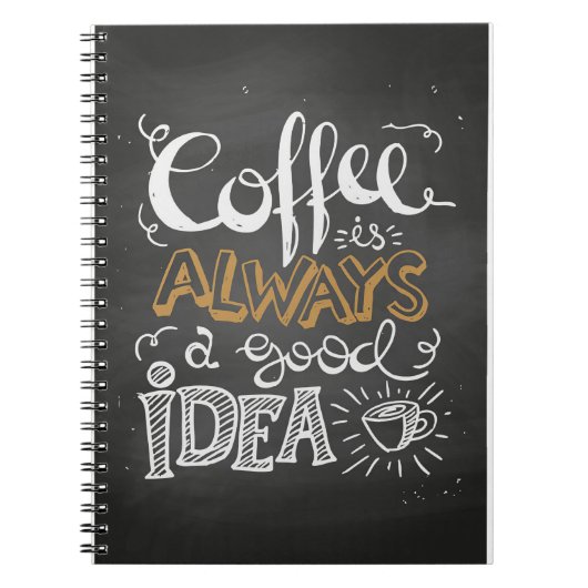 Carnet Café Lover Pour Une Bonne Idée (Devant)