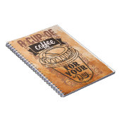 Carnet Café Lover Une Coupe De Café (Côté Droit)