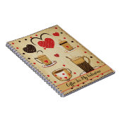 Carnet Café Pour Mes Coeurs De Dessin Saint Valentin 3 (Côté Droit)