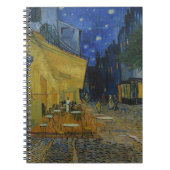 Carnet Cafe Terrace at Night by Vincent van Gogh (Devant)
