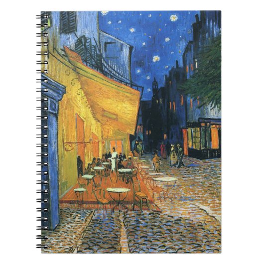 Carnet Café Terrasse au Notebook de Night Van Gogh (Devant)