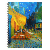 Carnet Café Van Gogh Terrasse en soirée (Devant)