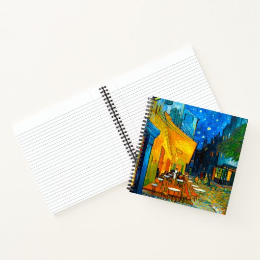 Carnet Café Van Gogh Terrasse en soirée (Intérieur)