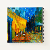 Carnet Café Van Gogh Terrasse en soirée (Dos)