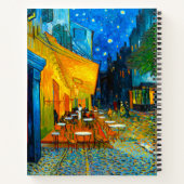 Carnet Café Van Gogh Terrasse en soirée (Dos)