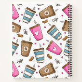 Carnet Cafés, Haricots, Coeurs, Amateur De Café (Dos)