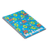 Carnet Cahier, #10 Joyeux 10e Anniversaire Notes Bleu (Côté Droit)