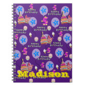 Carnet Cahier, #5 Joyeux 5e Anniversaire Notes Violet (Devant)