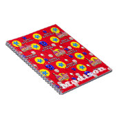 Carnet Cahier, #9 Joyeux 9e Anniversaire Notes Rouge (Côté Droit)