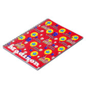 Carnet Cahier, #9 Joyeux 9e Anniversaire Notes Rouge (Côté gauche)