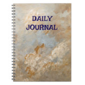 Carnet Cahier/journal à couverture rigide personnalisable (Devant)