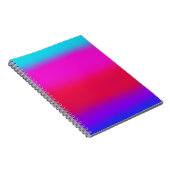 Carnet Cahier/journal arc-en-ciel bonbons (Côté Droit)