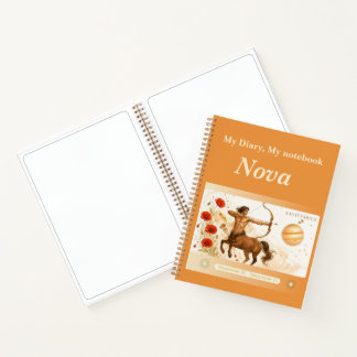 Carnet Cahier/journal du zodiaque Sagittaire – Art nouvea