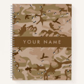 Carnet Cailloux du Camouflage du désert, Votre nom, Perso (Devant)