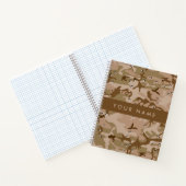 Carnet Cailloux du Camouflage du désert, Votre nom, Perso (Intérieur)