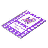 Carnet Cairn Terrier Baisers mignon chien Silhouette PPY& (Côté gauche)