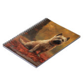 Carnet Cairn Terrier en automne Leaves automne Inspire (Côté gauche)