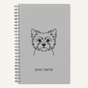 Carnet Cairn Terrier Signature Pers Minimaliste Héritag