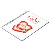 Carnet Cake Recipe Notebook for Home Bakers (Côté gauche)