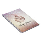 Carnet Cakes & Sweets Cupcake Desserts Cookbook (Côté Droit)