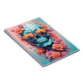 Carnet Calavera Floral Colorida (Côté Droit)