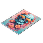 Carnet Calavera Floral Colorida (Côté gauche)