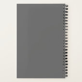 Carnet Calculateur gris avec nom (Verso)