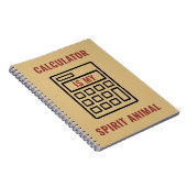 Carnet Calculatrice est Mon Esprit Drôle Comptable (Côté Droit)