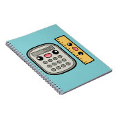 Carnet Calculatrice et règle mignonnes (Côté Droit)
