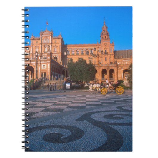 Carnet Calèche dans la Plaza de Espana à (Devant)