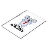 Carnet Calembour de koala totalement koalifié drôle  (Côté gauche)