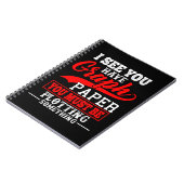Carnet Calembour de papier de graphique de maths (Côté gauche)