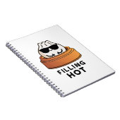 Carnet Calembour de ravioli drôle chaud (Côté Droit)