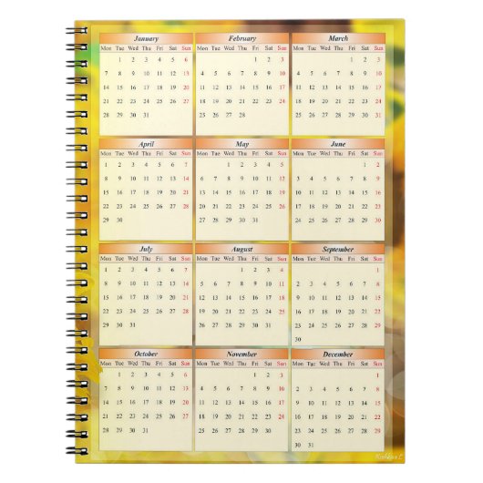 carnet Calendrier 2013 (Devant)