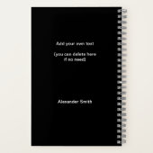 Carnet Calendrier 2023 avec vacances Jour férié moderne p (Verso)