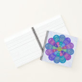 Carnet Calendrier 2025 Unique Boho Purple Flower personna (Intérieur)