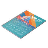 Carnet Calendrier 2026 avec le dôme du Capitole américain (Côté gauche)