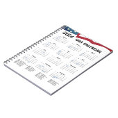 Carnet Calendrier américain 2024 (Côté gauche)