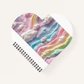 Carnet calendrier arc-en-ciel marshmallow (Devant)