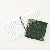 Carnet Calendrier Botanique Élégant Simple 2026 | (Intérieur)