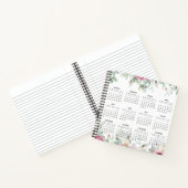 Carnet Calendrier Botanique Élégant Simple 2026 | (Intérieur)