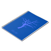 Carnet Calendrier d'arbre bleu (Côté gauche)