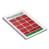 Carnet Calendrier de jeûne orthodoxe éthiopien 2017 2024/ (Côté Droit)