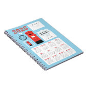 Carnet Calendrier de Kawaii Happy Mail 2025 (Côté Droit)